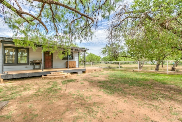 3805 Ogden St, San Angelo, TX 76903 - view of yard featuring fence