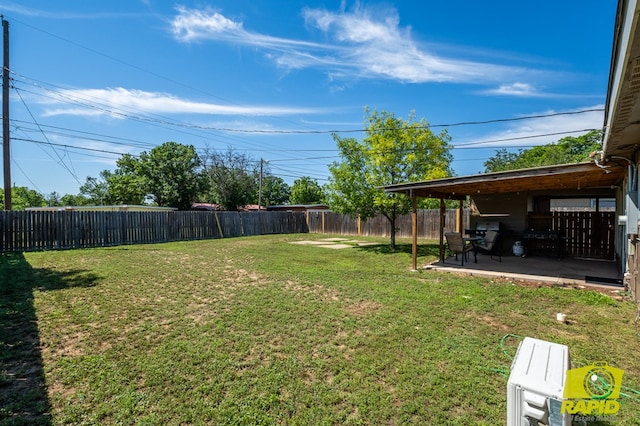 2123 Wilson St, San Angelo, TX 76901 - view of yard with a patio area