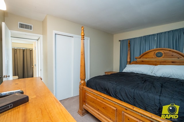 2123 Wilson St, San Angelo, TX 76901 - carpeted bedroom with a closet