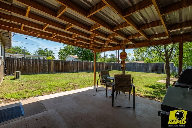 2123 Wilson St, San Angelo, TX 76901 - view of patio featuring cooling unit