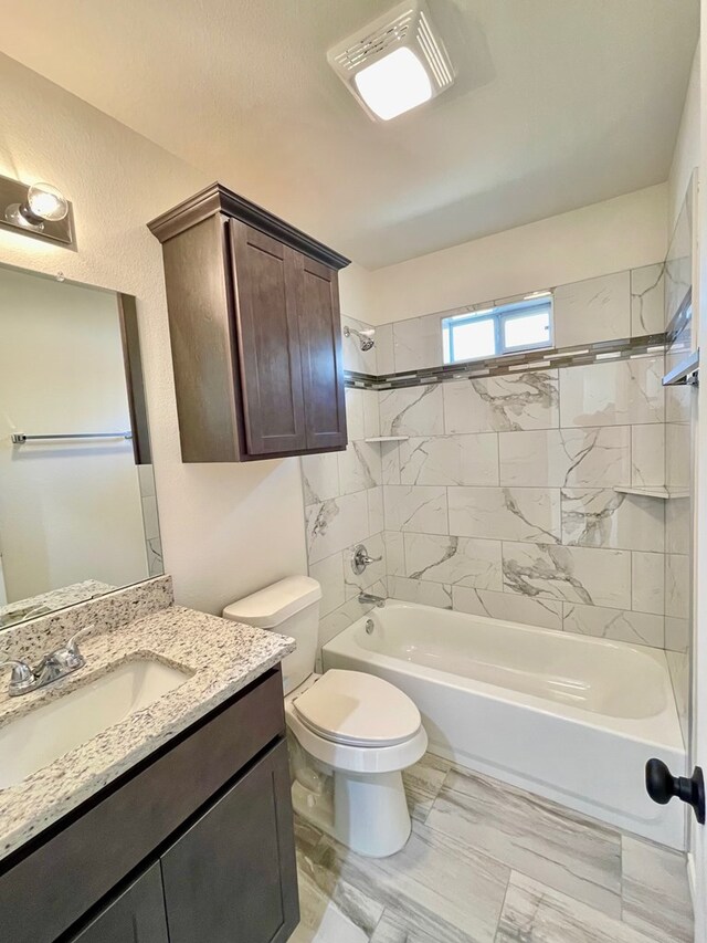 115 E 41st St, San Angelo, TX 76903 - full bathroom featuring vanity and  shower combination