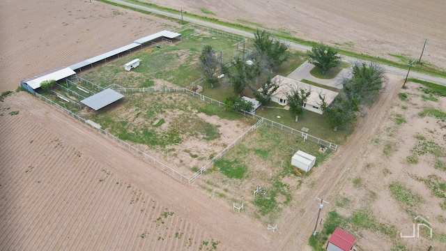 7077 Bean Rd, Wall, TX 76957 - aerial view of property and surrounding area with rural landscape