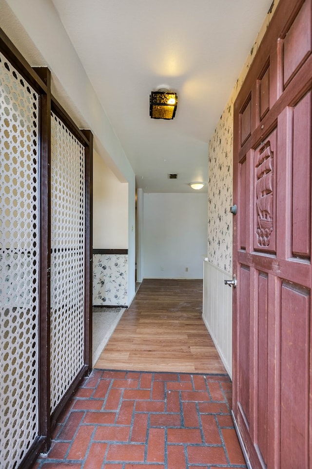 2756 Eunice Dr, San Angelo, TX 76901 - corridor with brick floors