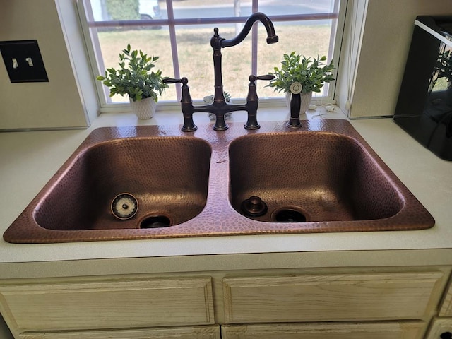 interior details featuring a sink