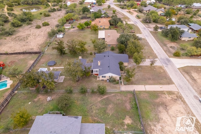 birds eye view of property featuring a residential view