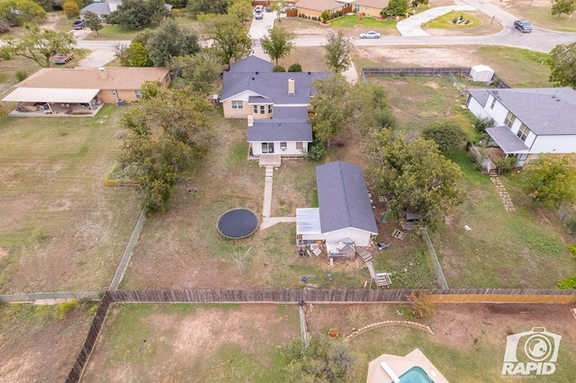 drone / aerial view featuring a residential view