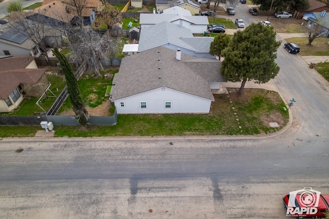 birds eye view of property featuring a residential view