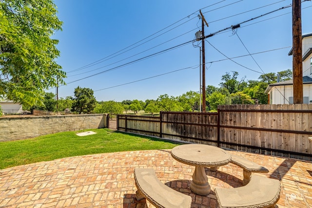 1322 S Monroe St, San Angelo, TX 76901 - view of patio
