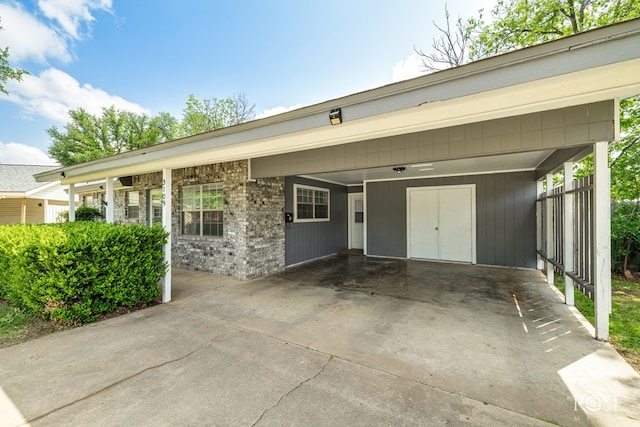 3109 College Hills Cir, San Angelo, TX 76904 - view of front of property featuring an attached carport
