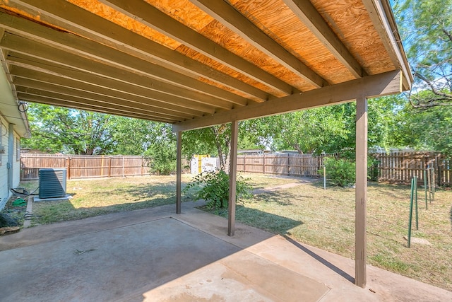 2021 Field Ave, San Angelo, TX 76901 - view of patio featuring central air condition unit