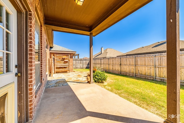 view of patio