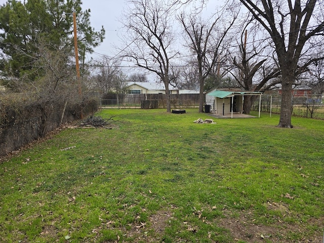 view of yard