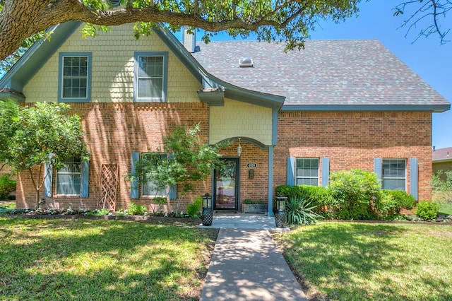 4929 Bermuda Dr, San Angelo, TX 76904 - view of front of property featuring brick siding and a front yard