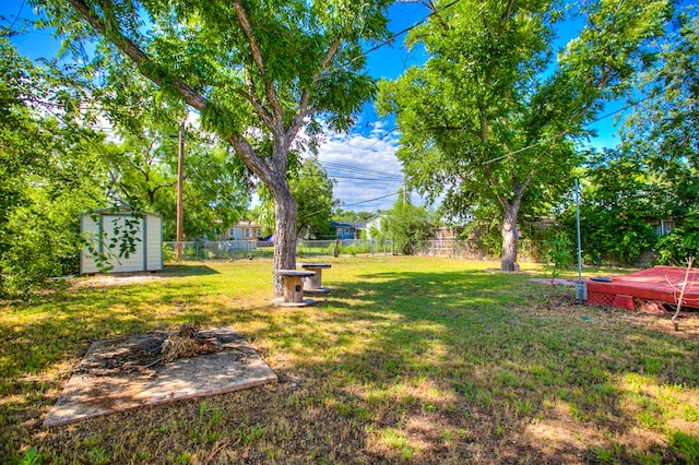 2609 W Harris Ave, San Angelo, TX 76901 - fenced backyard with a shed