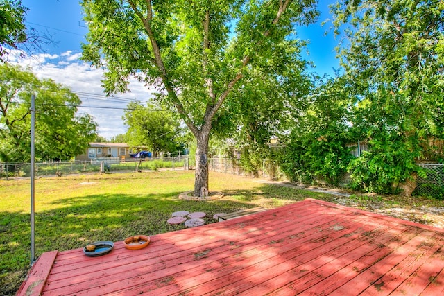 2609 W Harris Ave, San Angelo, TX 76901 - wooden terrace featuring a fenced backyard