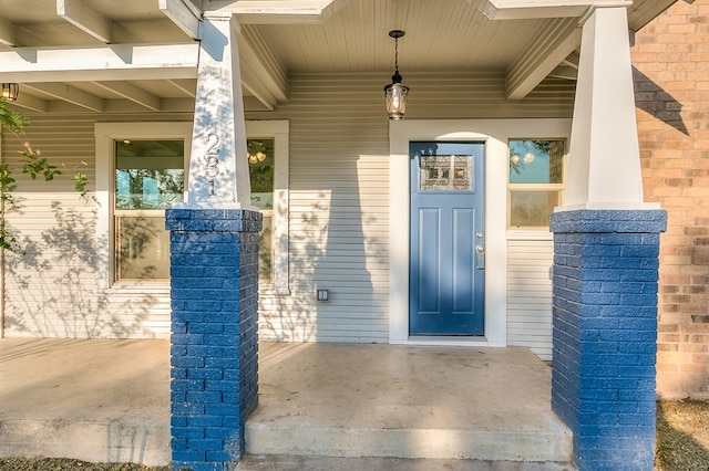 view of entrance to property