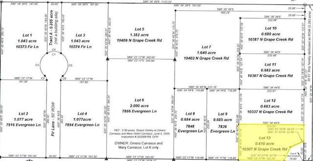 10307 N Grape Creek Rd Unit 13, San Angelo TX, 76901 land for sale