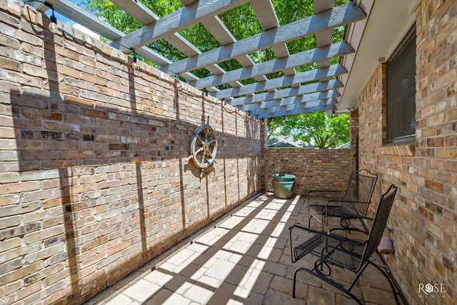 view of patio