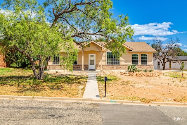 view of front of home