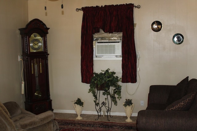402 Lynn St, Wingate, TX 79566 - living room featuring cooling unit