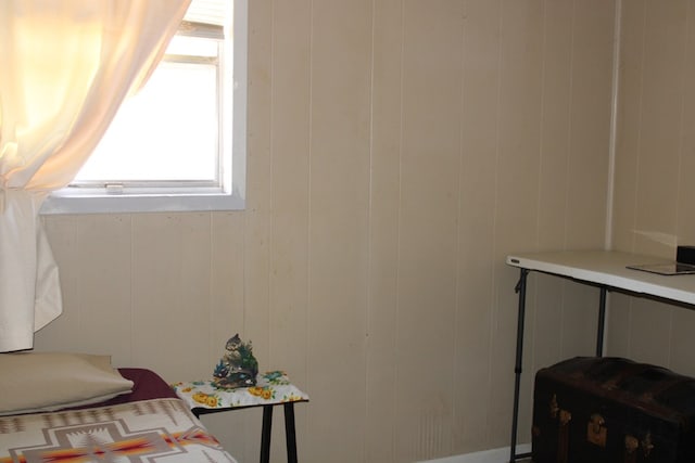 402 Lynn St, Wingate, TX 79566 - interior space with wooden walls