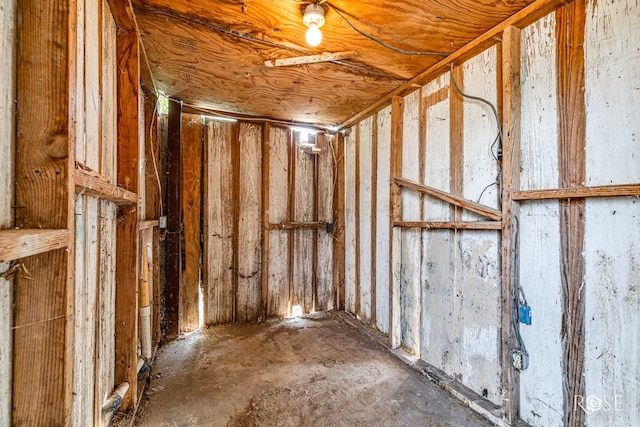 view of storage room