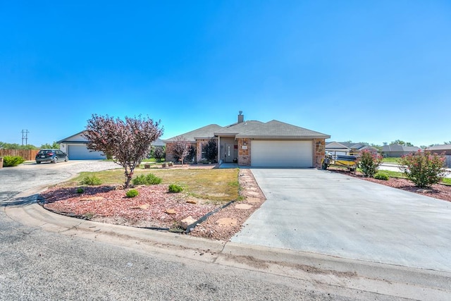 ranch-style house with a garage