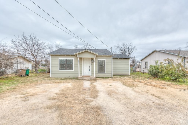 view of front of home