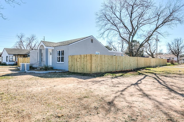 view of side of home