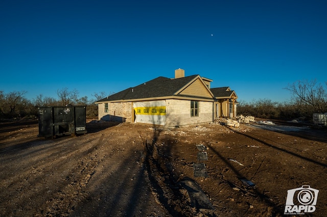 view of home's exterior