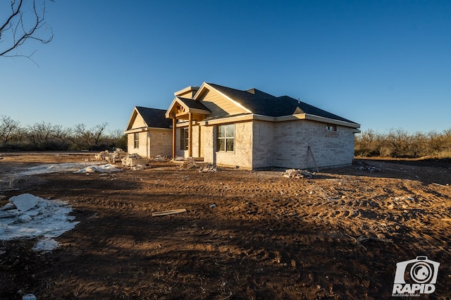 view of side of property