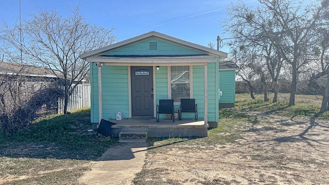 view of bungalow