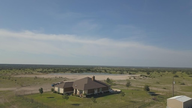 bird's eye view featuring a rural view