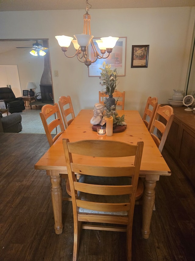 dining area featuring wood finished floors