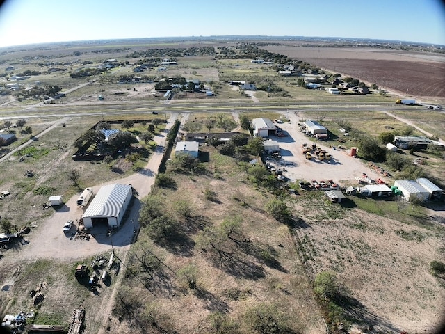 aerial view featuring a rural view