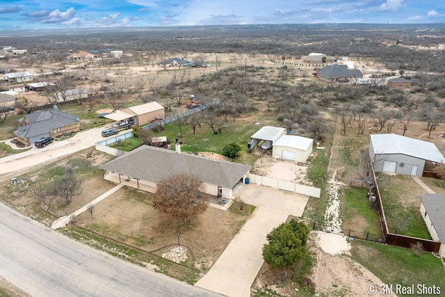 drone / aerial view featuring a residential view