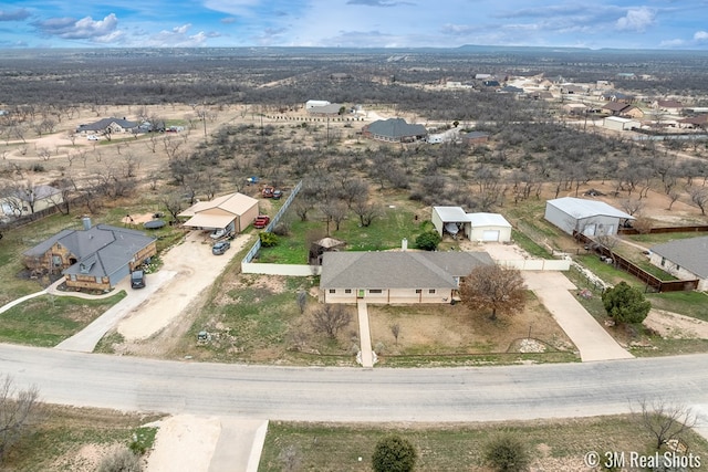 bird's eye view featuring a residential view