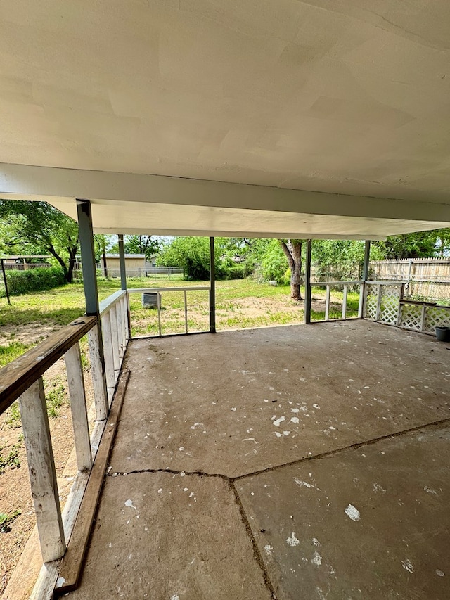 1025 Linda Lee Dr, San Angelo, TX 76905 - view of patio featuring fence