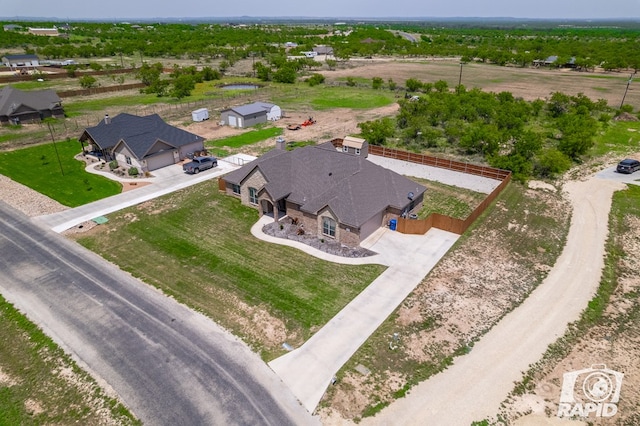 drone / aerial view
