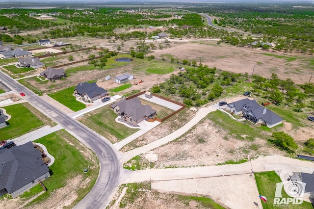 bird's eye view featuring a residential view