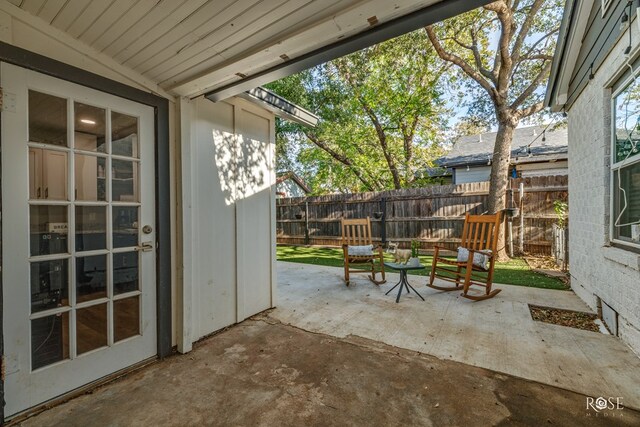 view of patio