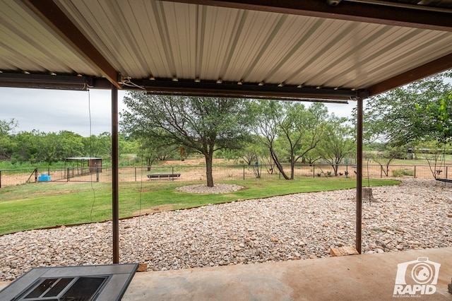 view of patio