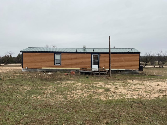 view of back of property