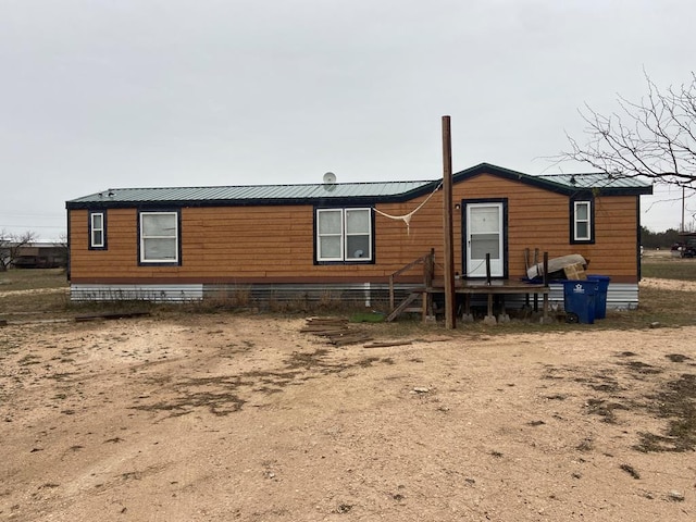 view of rear view of property