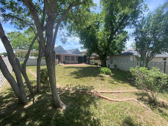 1001 S David St, San Angelo, TX 76903 - view of yard