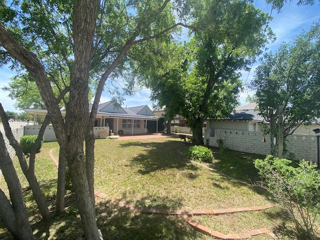 1001 S David St, San Angelo, TX 76903 - view of green lawn