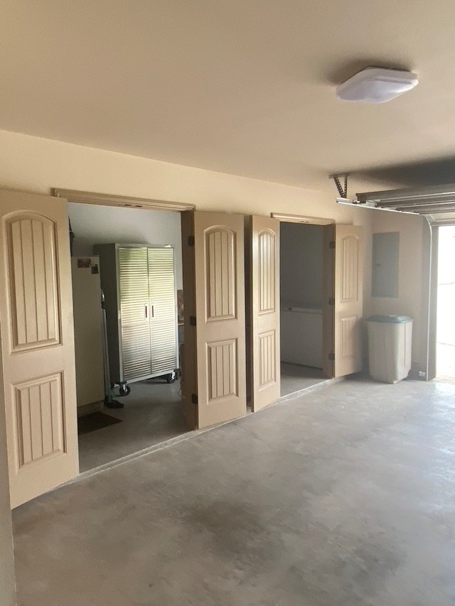 11725 Little Sorrel Trl, San Angelo, TX 76904 - below grade area featuring a garage and electric panel