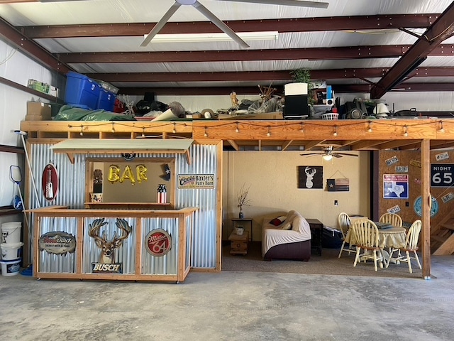 11725 Little Sorrel Trl, San Angelo, TX 76904 - storage room featuring a ceiling fan