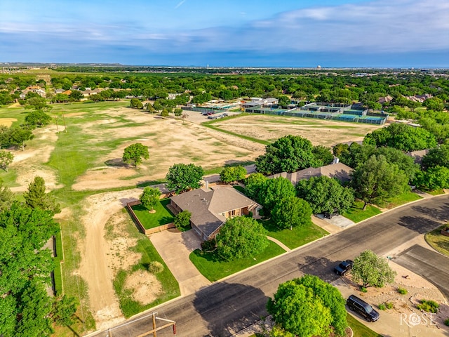 5531 Woodbine Ln, San Angelo, TX 76904 - bird's eye view of a tree filled landscape