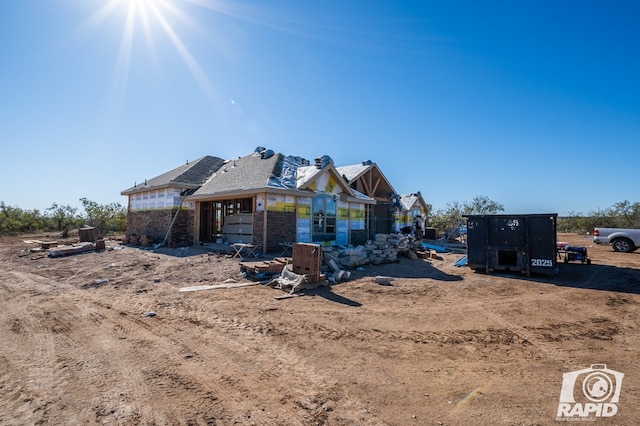 view of front of property